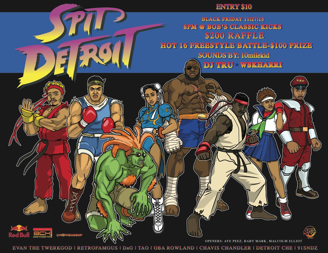 Spit Detroit at Bob's Classic Kicks