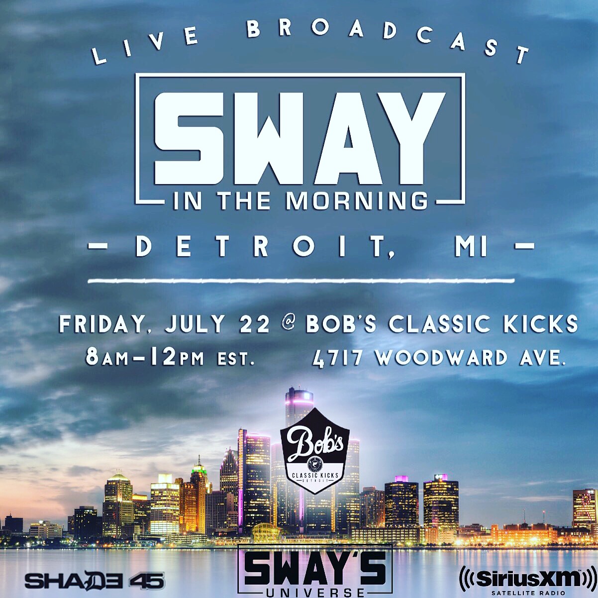 SWAY IN THE MORNING BROADCASTING LIVE