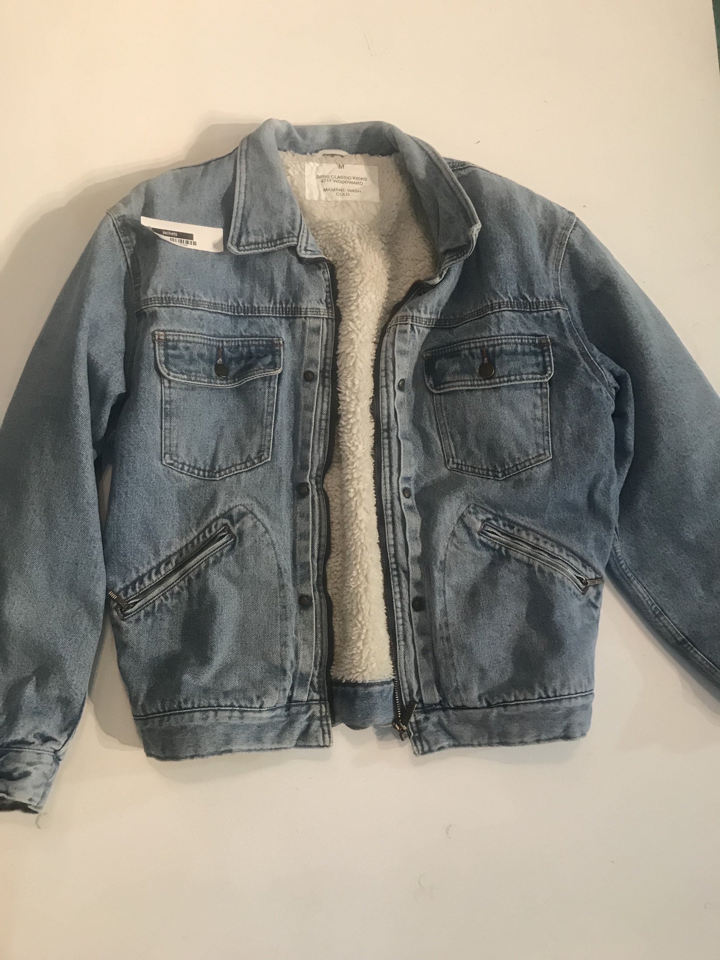 blue jean winter jacket
