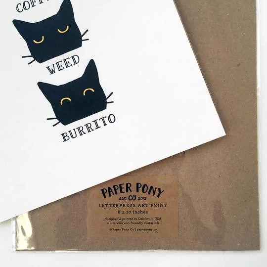 COFFEE WEED BURRITO CAT ART PRINT 3.jpg