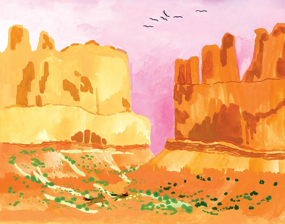 CANYON ART PRINT