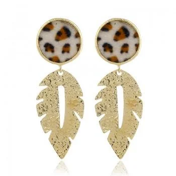 FAUX LEOPARD AND GOLD LEAF DROP EARRINGS.jpg