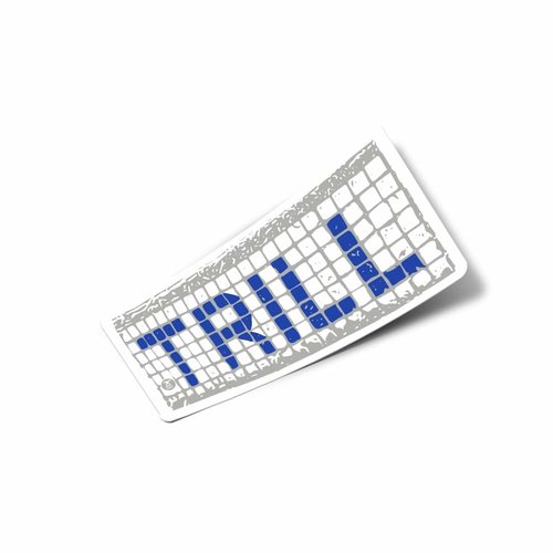 $4.99 TRILL BLUE TILES STICKER