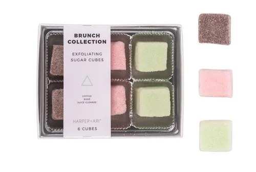 $11.99 EXFOLIATING SUGAR CUBES -- BRUNCH COLLECTION