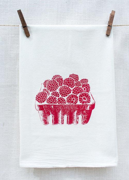 $15.99 RASPBERRY BASKET KITCHEN TOWEL