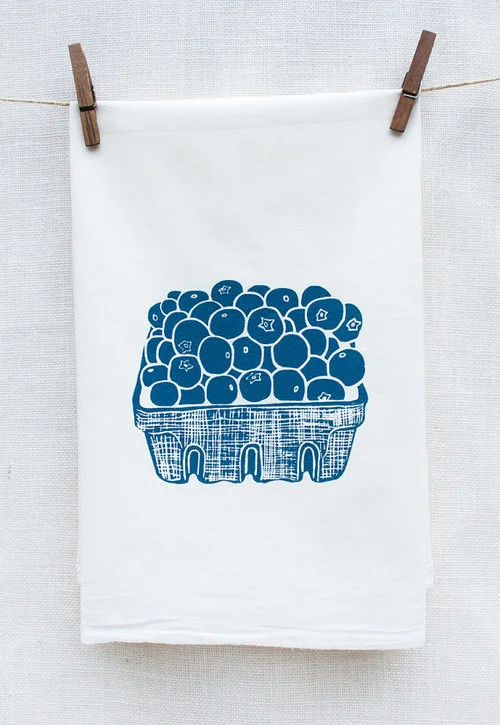 $14.99 BLUEBERRY BASKET KITCHEN TOWEL