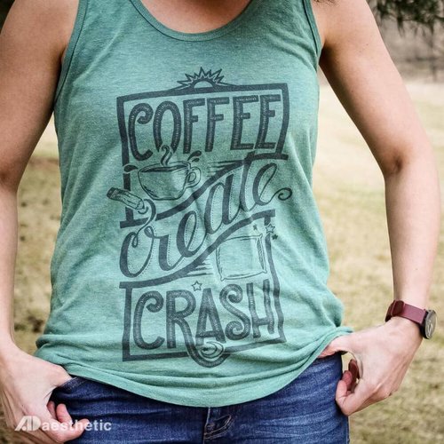 $19.99 COFFEE, CREATE, CRASH TANK