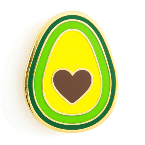$9.99 AVOCADO HEART PIN