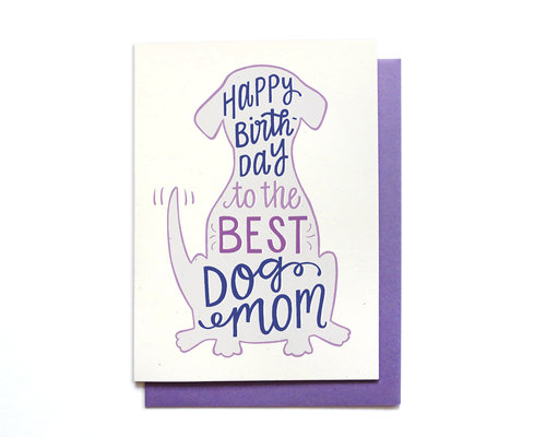 $6.99 BEST DOG MOM BIRTHDAY CARD