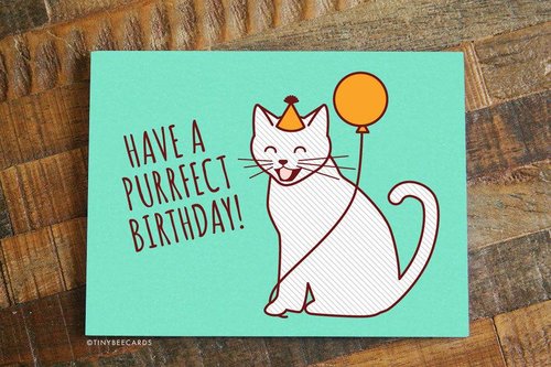 $6.99 HAVE A PURRFECT BIRTHDAY CARD
