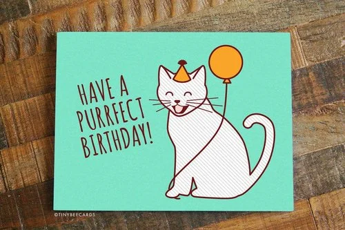 $4.49 HAVE A PURRFECT BIRTHDAY CARD
