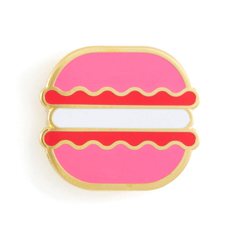 $11.99 STRAWBERRY MACARON PIN