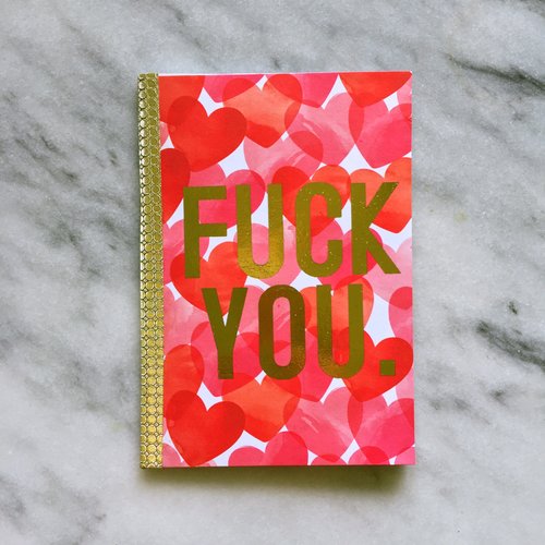 $7.99 FUCK YOU NOTEBOOK