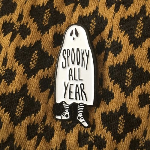 $11.99 SPOOKY ALL YEAR GHOST PIN