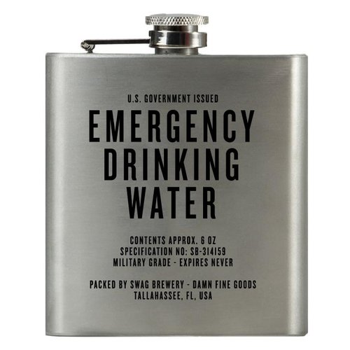$19.99 EMERGENCY DRINKING WATER FLASK