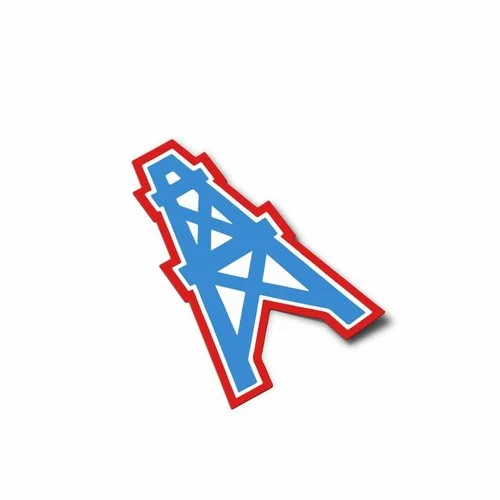 $2.95 THROWBACK HOUSTON OILERS STICKER