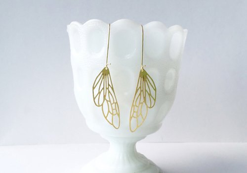 $24.99 INSECT WING EARRINGS