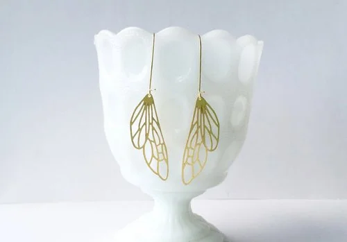 $19.99 INSECT WING EARRINGS