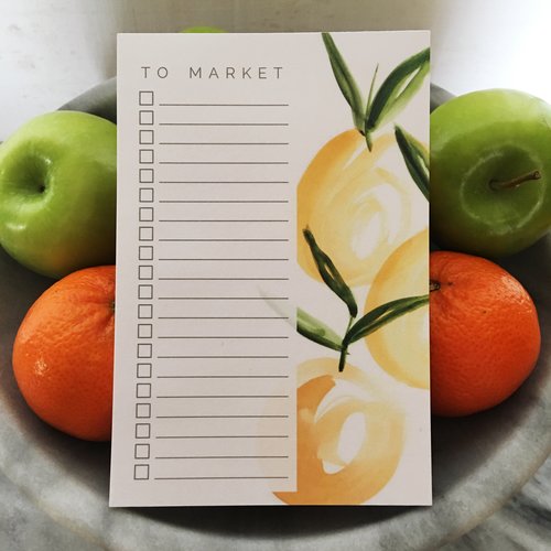 $9.99 TO MARKET GROCERY LIST NOTEPAD