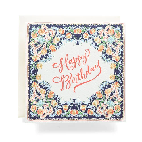 $4.99 HAPPY BIRTHDAY HANDKERCHIEF CARD