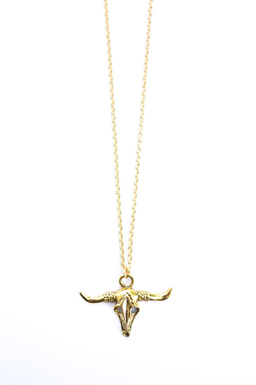 $29.99 THE GILDED LONGHORN NECKLACE