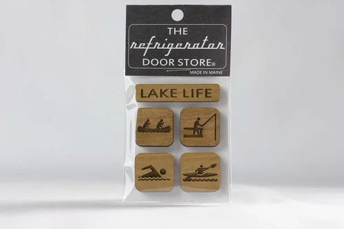 $9.99 LAKE LIFE WOOD MAGNET SET