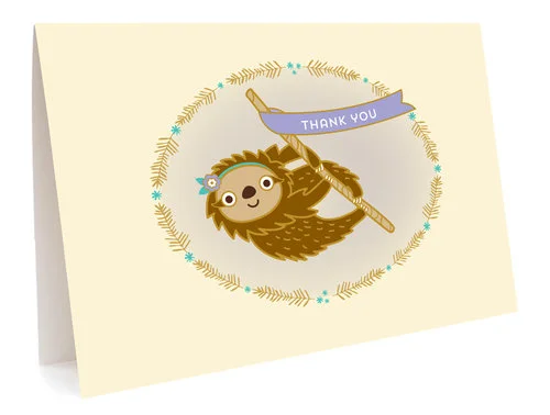 $11.49 SLOTH THANK YOU CARD BOX SET