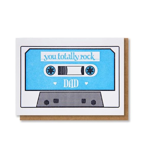 $4.49 YOU TOTALLY ROCK DAD CASSETTE TAPE CARD