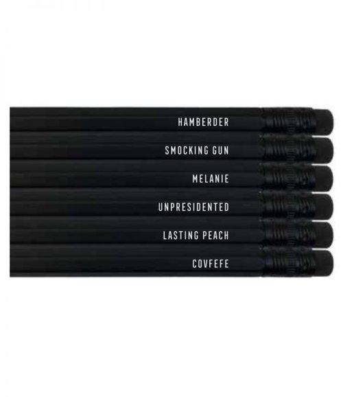 $7.99 TRUMP TYPO PENCIL SET