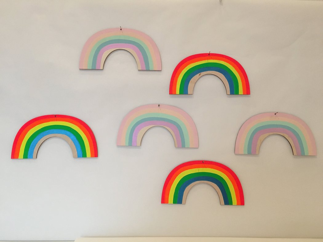 $29.99 RAINBOW CHARM WALL ART