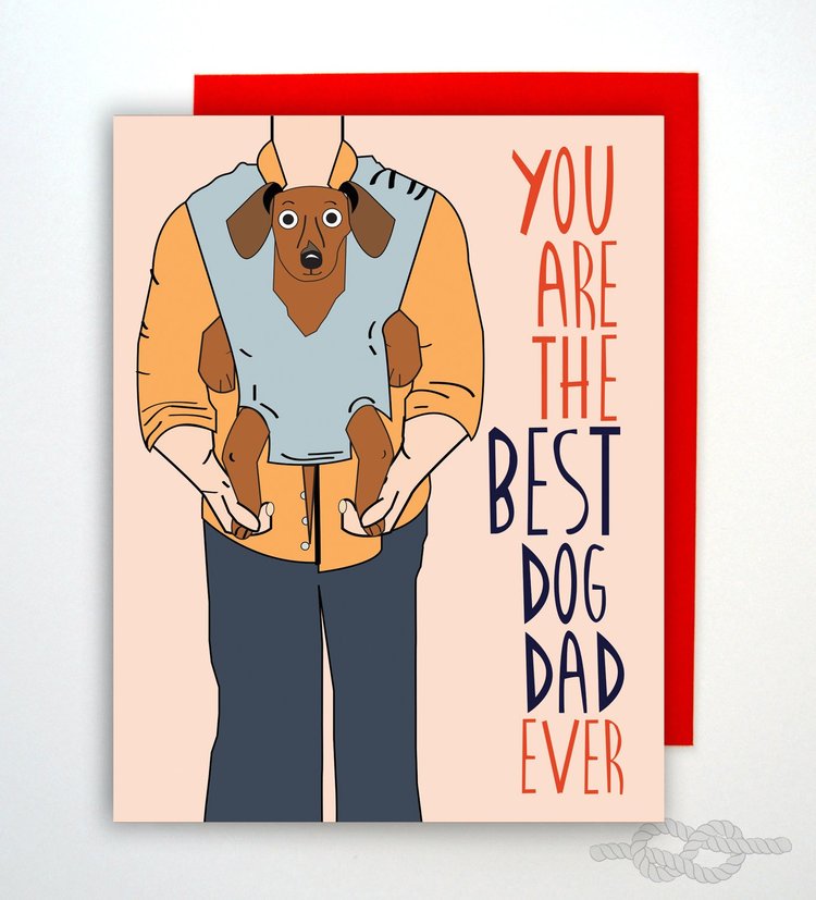 $6.99 BEST DOG DAD CARD