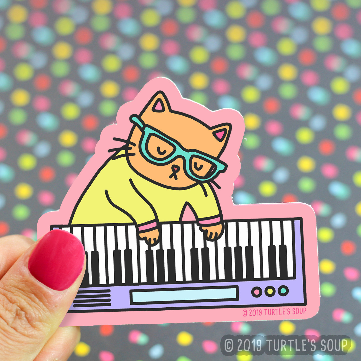 $4.99 KEYBOARD CAT STICKER