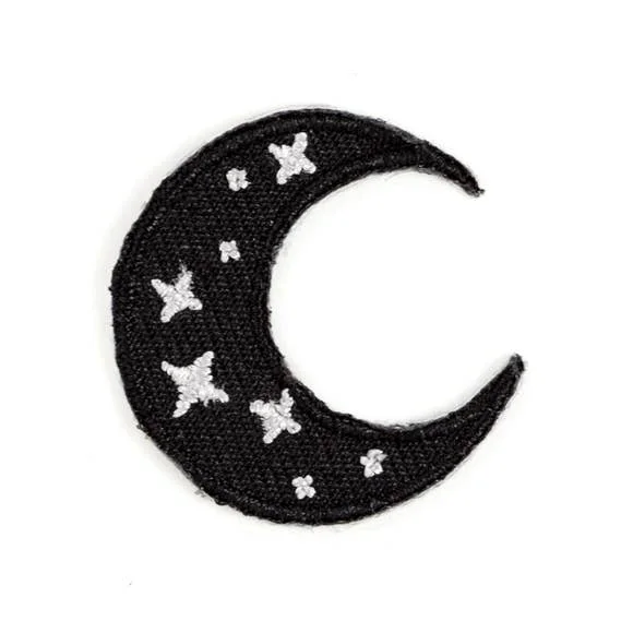 CRESCENT MOON STICKER PATCH