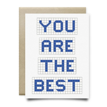 $6.99 YOU ARE THE BEST HOUSTON TILES CARD