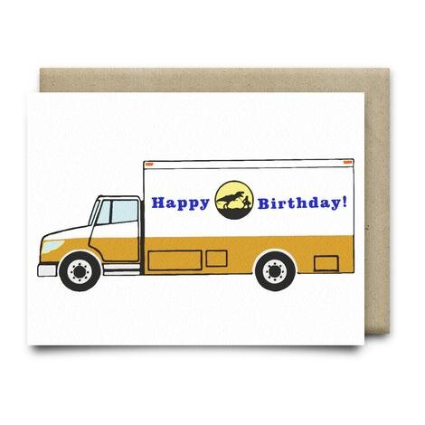 $5.99 HAPPY BIRTHDAY ICE CREAM TRUCK CARD