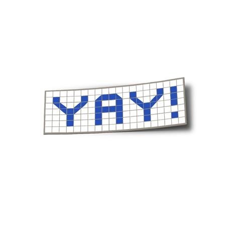 $4.99 YAY HOUSTON BLUE TILES STICKER