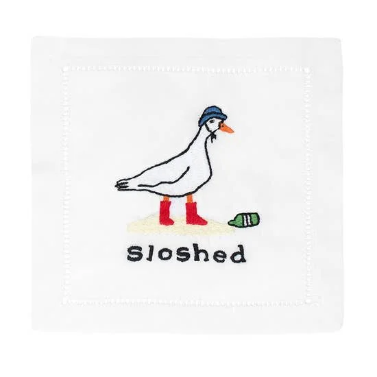 SLOSHED GOOSE COCKTAIL NAPKIN SET