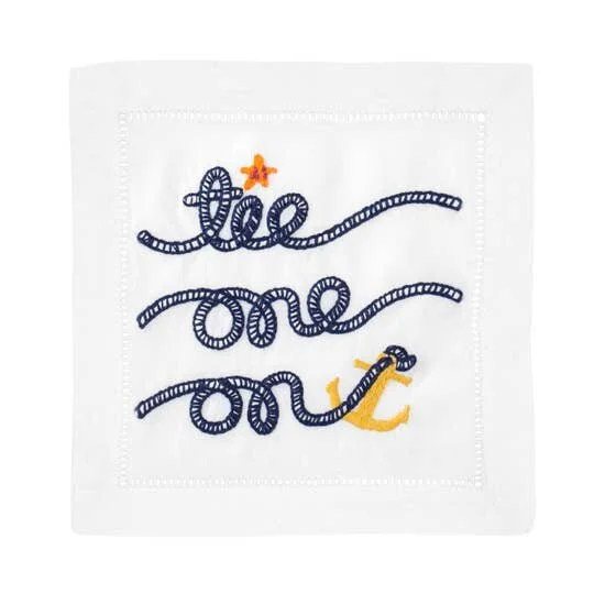 TIE ONE ON COCKTAIL NAPKIN SET