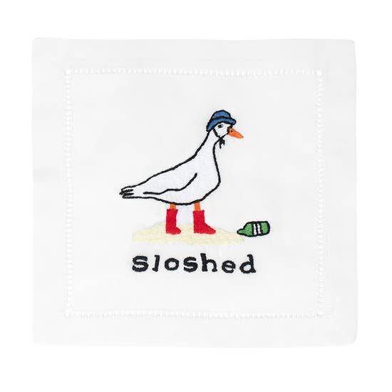 $39.99 SLOSHED GOOSE COCKTAIL NAPKIN SET