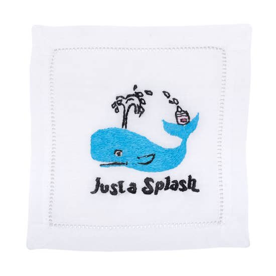 $39.99 JUST A SPLASH WHALE COCKTAIL NAPKIN SET