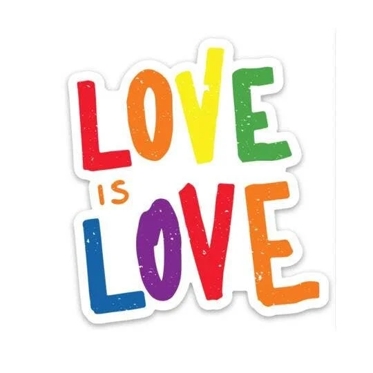 LOVE IS LOVE STICKER