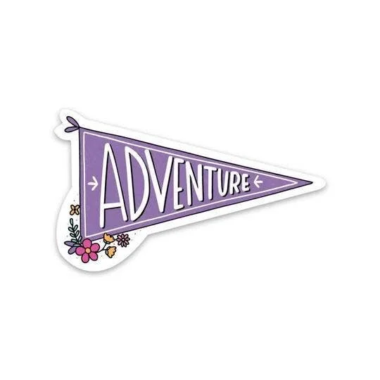 ADVENTURE FLAG STICKER