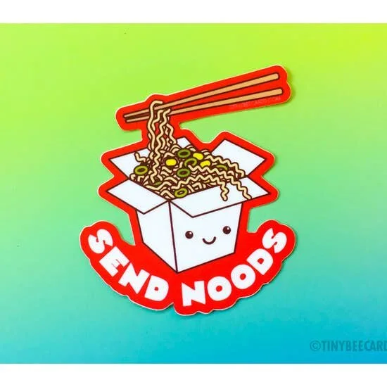 SEND NOODS RAMEN STICKER