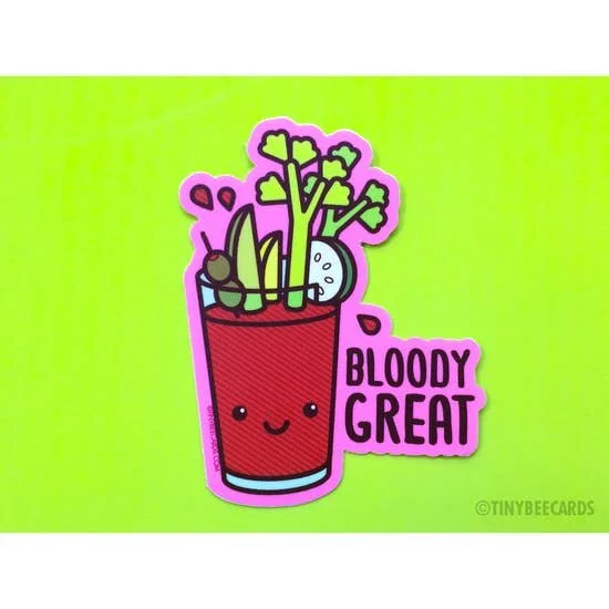BLOODY GREAT BLOODY MARY STICKER