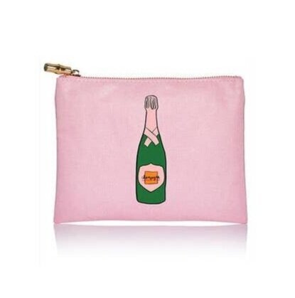 $23.99 CHAMPAGNE BOTTLE MAKEUP BAG