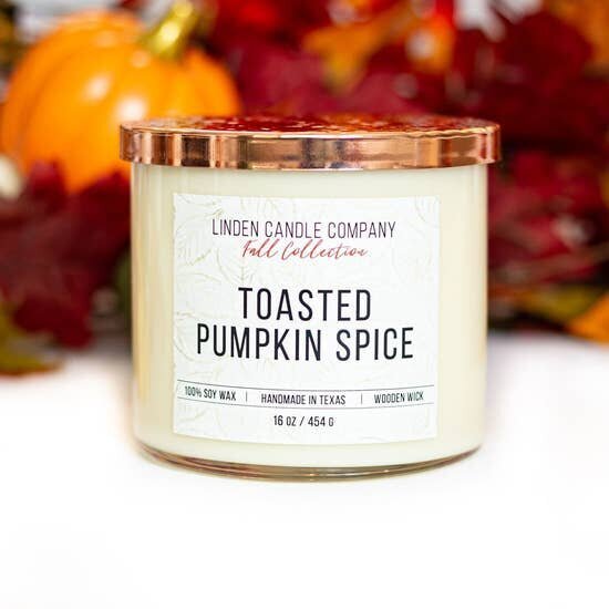 $31.99 TOASTED PUMPKIN SPICE SOY CANDLE