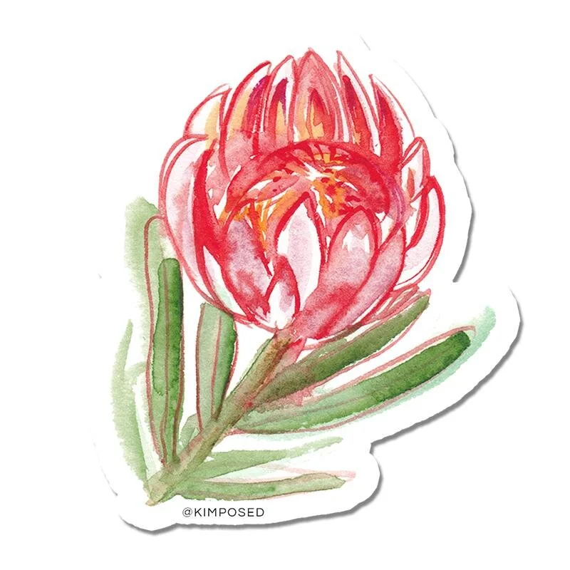 $4.99 PROTEA FLOWER STICKER