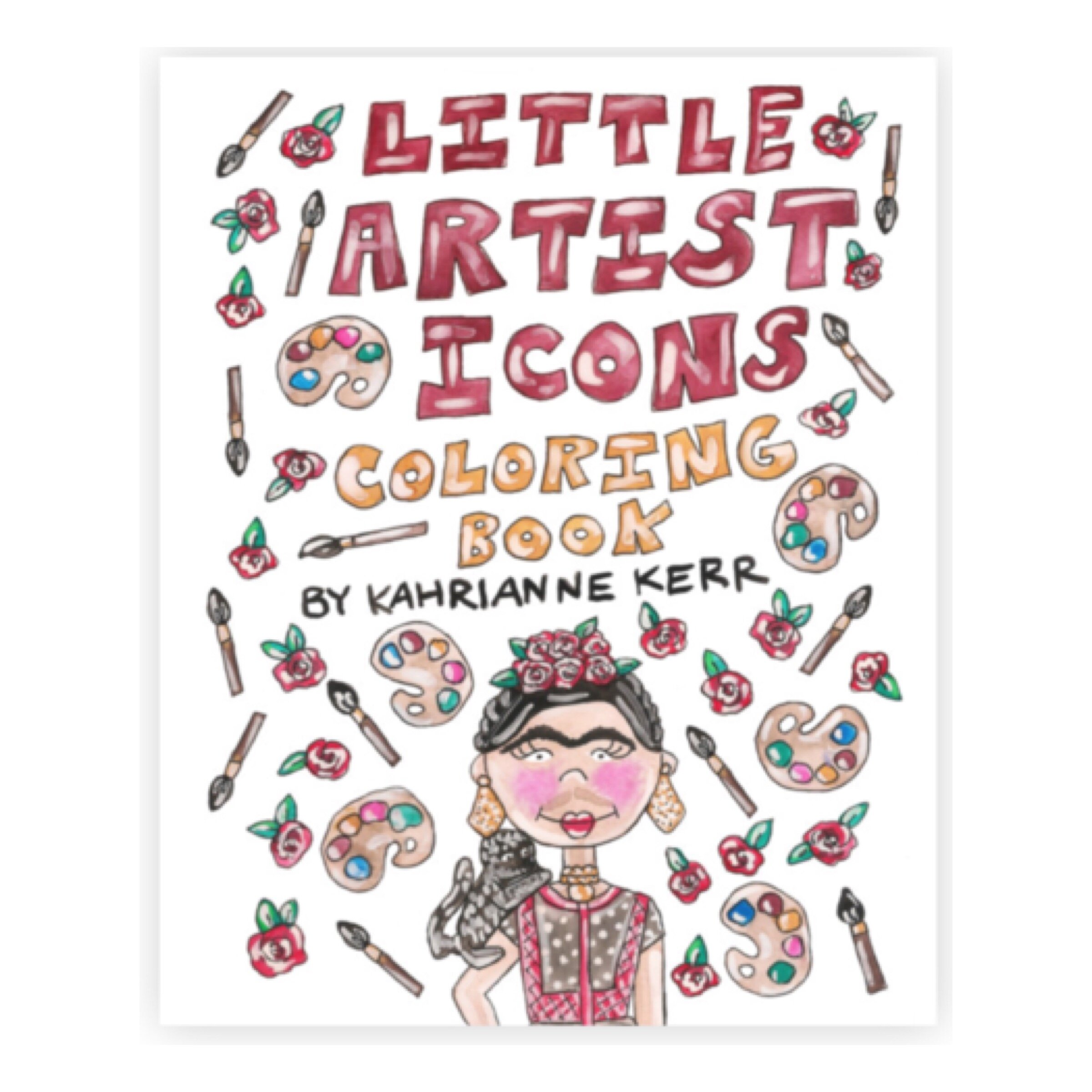$19.99 LITTLE ARTIST ICONS COLORING BOOK