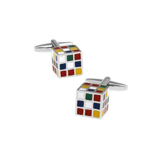 $24.99 RUBIK'S CUBE CUFFLINKS