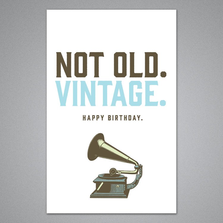 $6.99 NOT OLD, VINTAGE BIRTHDAY CARD